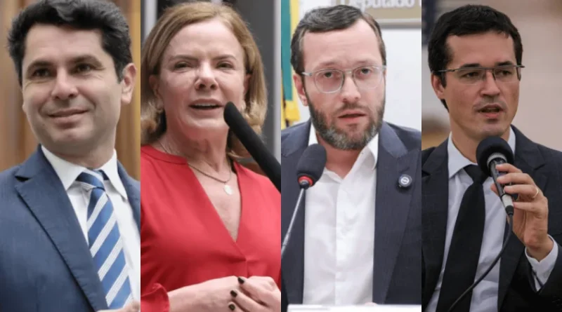 Alexandre Curi, Gleisi, Filipe e Deltan empatam na disputa pelo Senado no PR Alexandre Curi, Gleisi, Filipe e Deltan empatam na disputa pelo Senado no PR