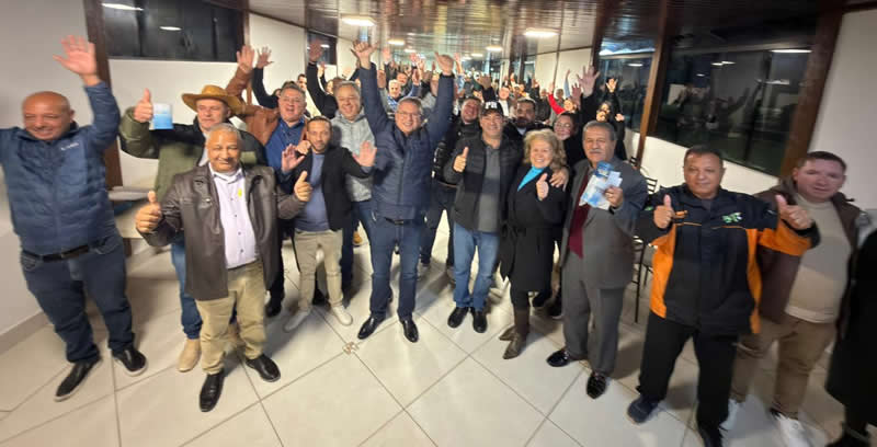 Lideranças Políticas se Reúnem em Pinhais para demonstrar apoio aos Pré-Candidatos a Deputado Federal Newton Bonin e Pré-Candidato a Deputado Estadual Bihl Zanetti
